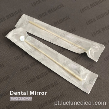 Uso endodôntico de espelho oral descartável